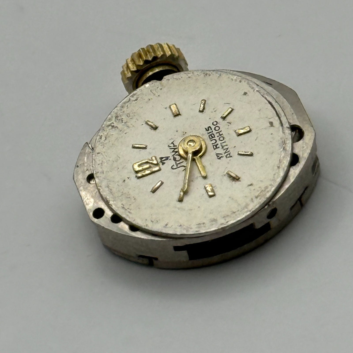 PUW 74 Watch Movement Stowa Swiss 17 Jewels Manual Wind Parts Repair 13.2mm