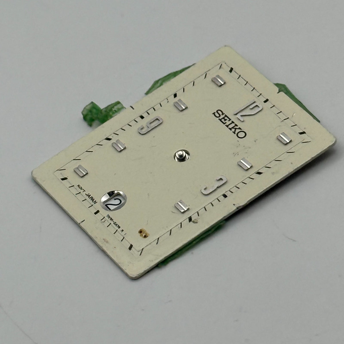 Seiko Watch 7N42-6A78 Dial Rectangular Japan Vintage Spare Parts Repair 20.9mm