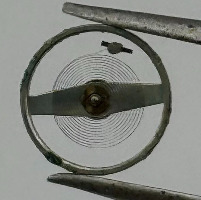 Bidlingmaier 52 Balance Wheel Complete And Spring 5½’’’ 5170 Watch Parts NOS
