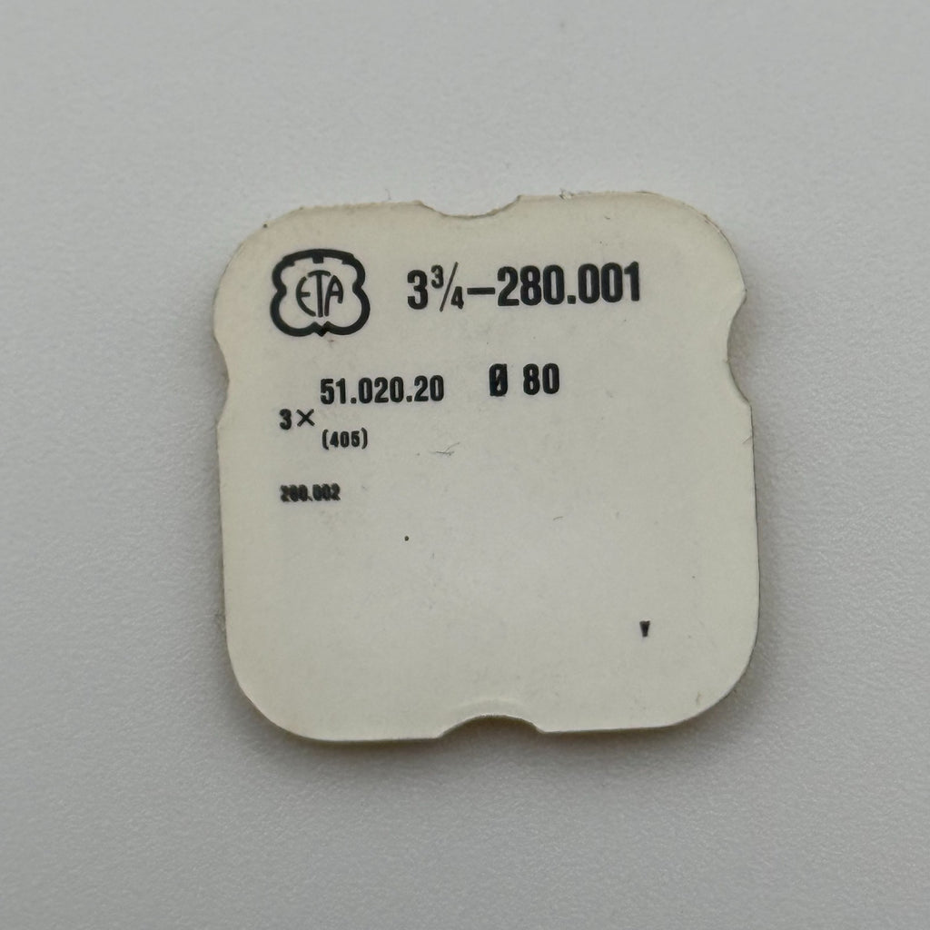 ETA 280.001 Winding Stem Pack Of 3 - 3 3/4 - 405 - New Old Stock - Watch Parts
