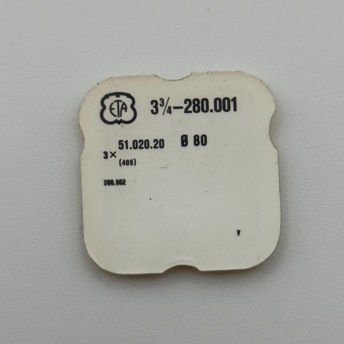 ETA 280.001 Winding Stem Pack Of 3 - 3 3/4 - 405 - New Old Stock - Watch Parts