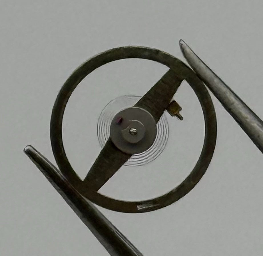 Amida 562 Balance Wheel Complete And Spring 8¾’’’ 4198 Watch Movement Parts NOS