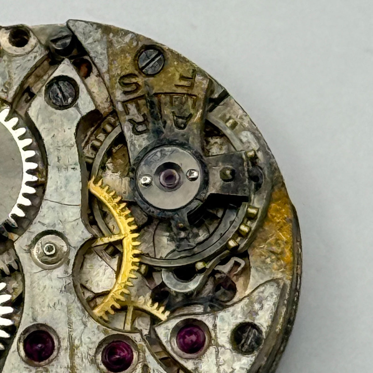 Optima Watch Movement 15 Jewels Swiss Subseconds Manual Wind Parts Repair 19.6mm