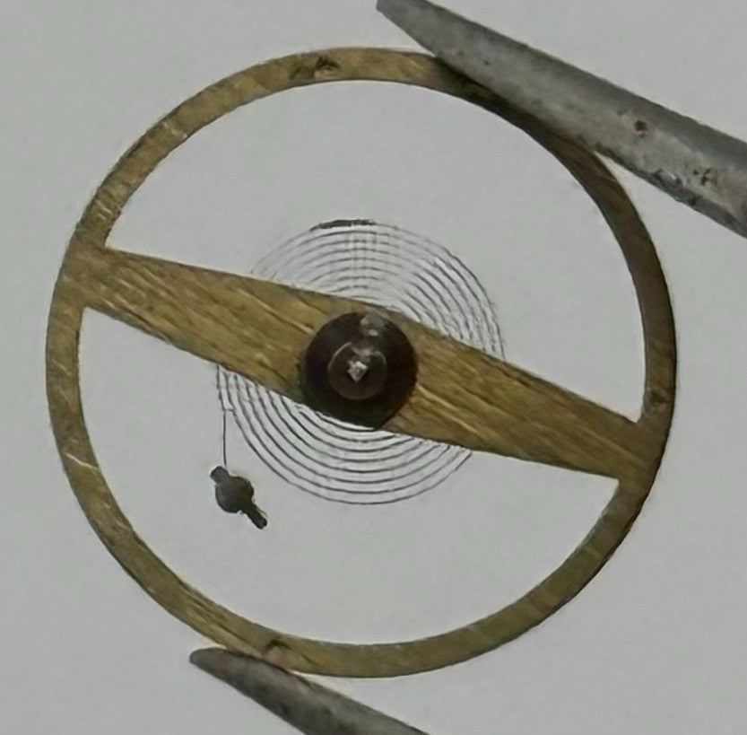 Foerster 150 187 Kif Balance Wheel Complete And Spring Watch Movement Parts NOS