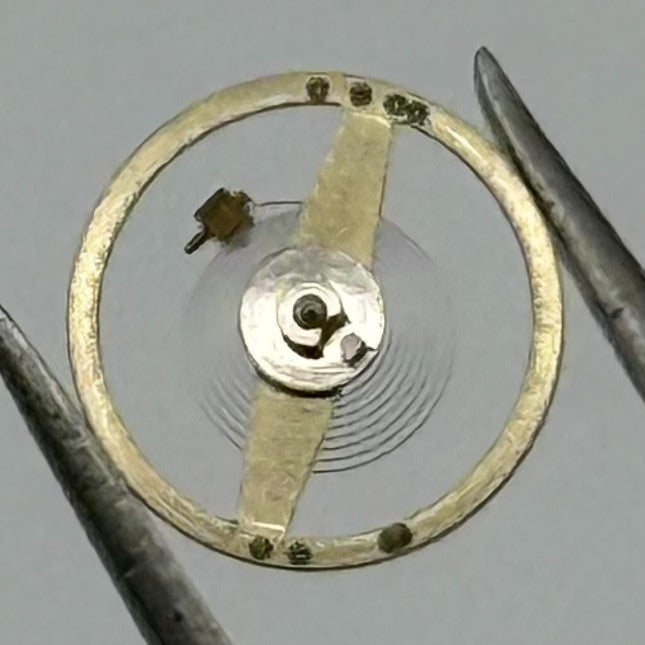 Ebosa 86 87 Balance Wheel Complete And Spring 8¾’’’ 1249 Watch Movement Parts