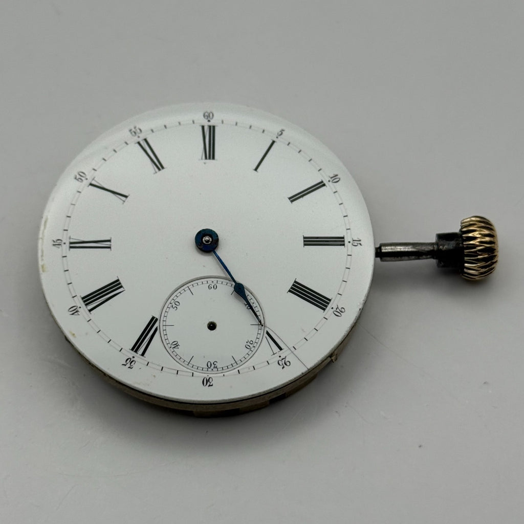 High Grade Pocket Watch Movement Running Antique Hunter Parts Repair 42.8mm