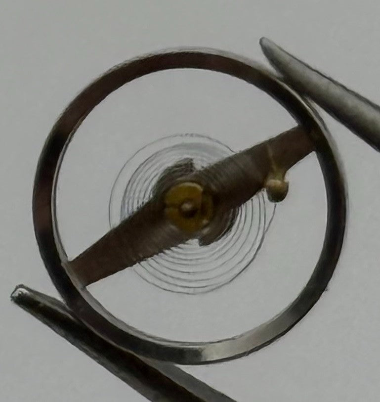Oris 440 Balance Wheel Complete And Spring 6¾x8’’’ 4602 Watch Movement Parts NOS