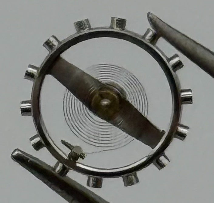 Brac 2051 Balance Wheel Complete And Spring Renata 497 Watch Movement Parts NOS