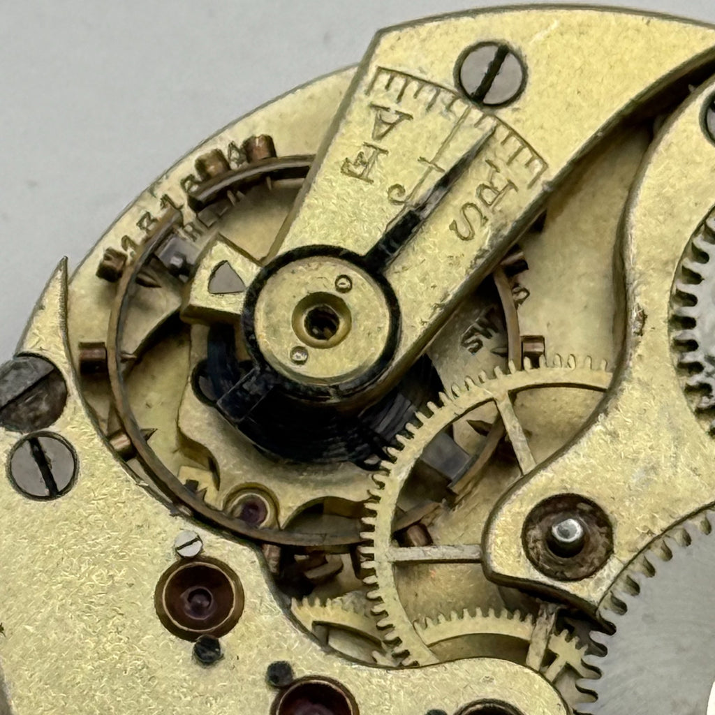 IWC Peerless Pocket Watch Movement Open Face High Grade S&Co Parts 39.7mm