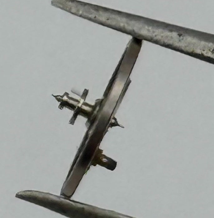 Brac 2021 Balance Wheel Complete And Spring 5¼''' 69 M Watch Movement Parts NOS