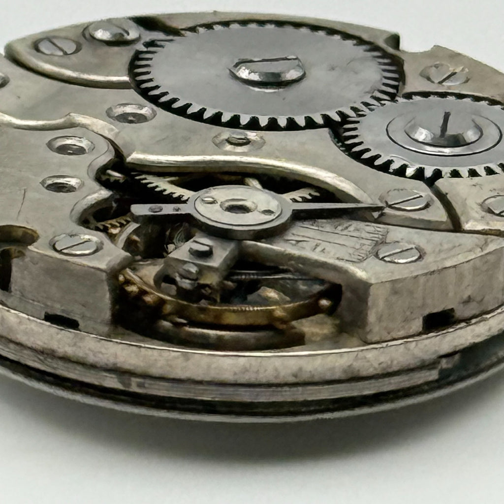 Unidentified Watch Movement Swiss Made Manual Wind Vintage Parts Repair 22.4mm