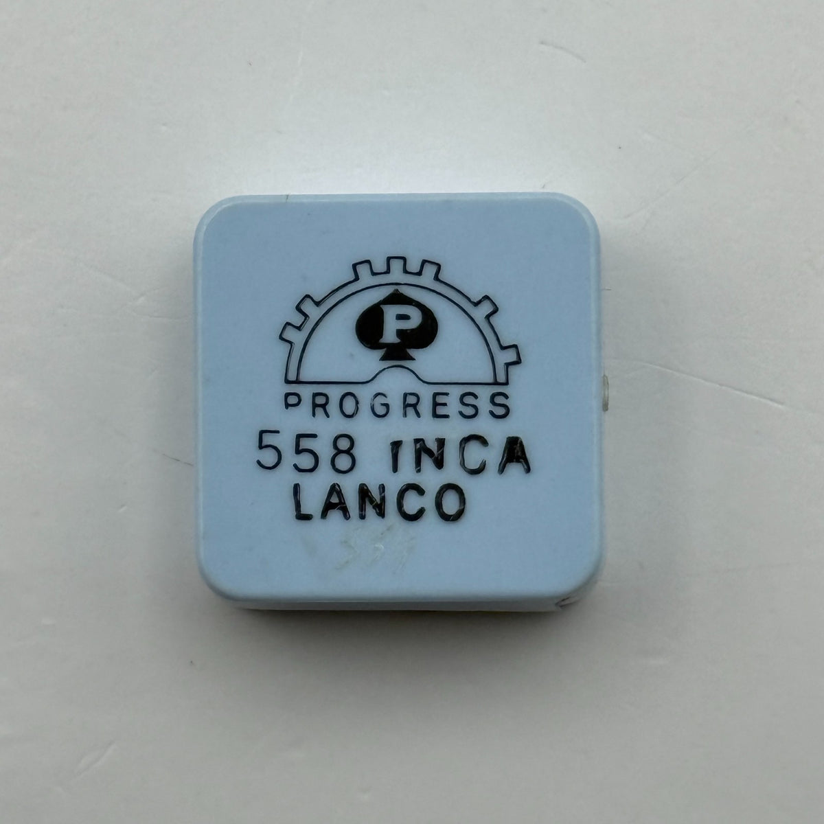Lanco 558 Balance Wheel Complete And Spring Progress Watch Movement Parts NOS