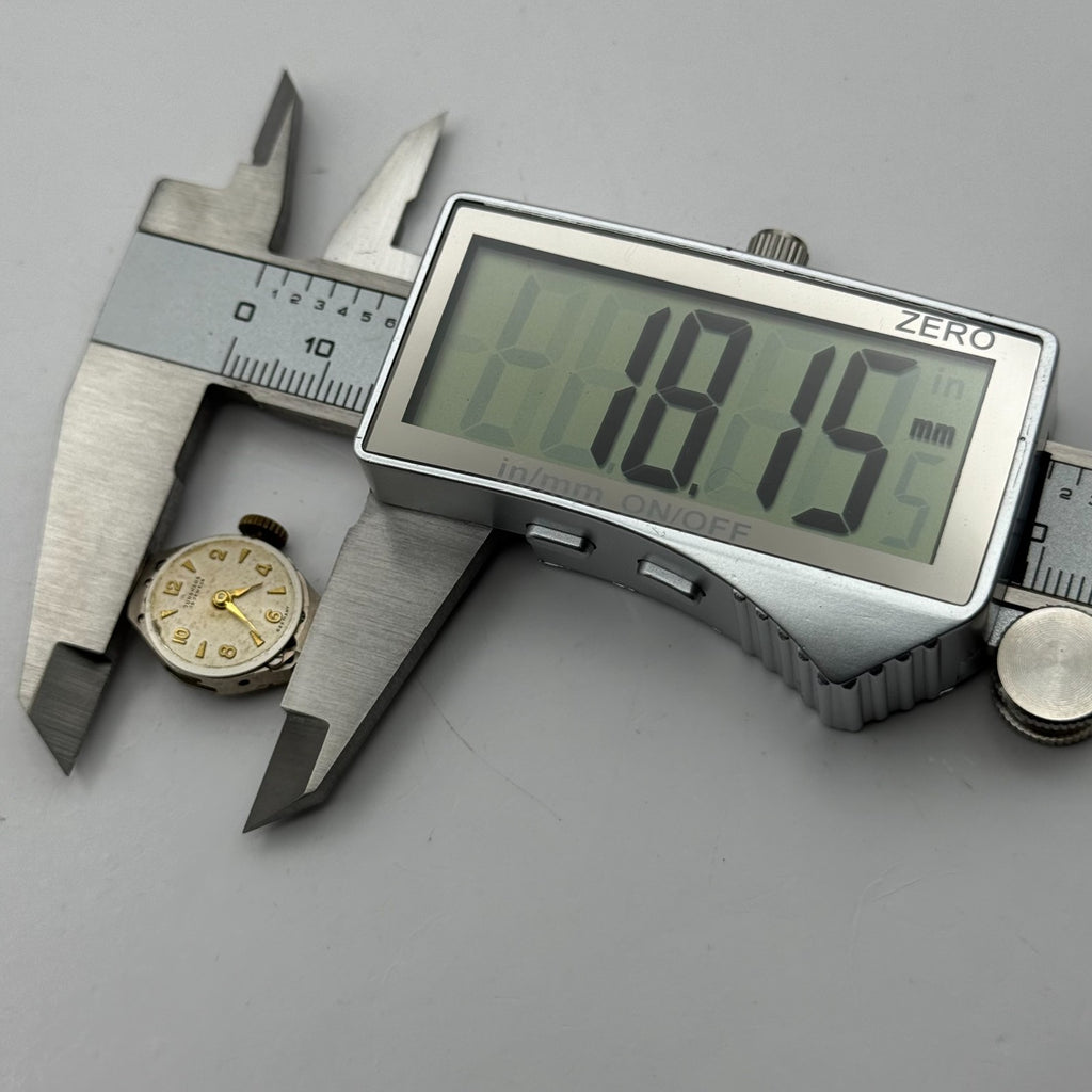 Junghans J73 Watch Movement Running Germany 15 Jewels Manual Wind Parts 15.2mm
