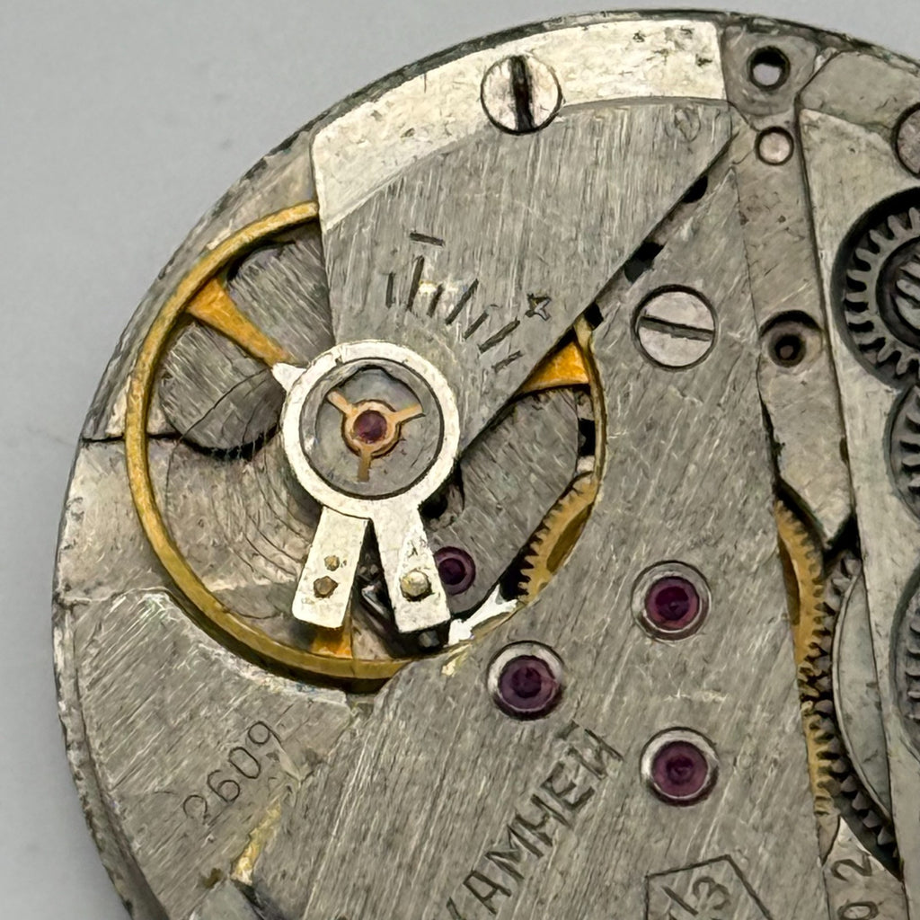 Poljot 2609 Watch Movement Soviet 17 Jewels Manual Wind Parts Repair 26.5mm