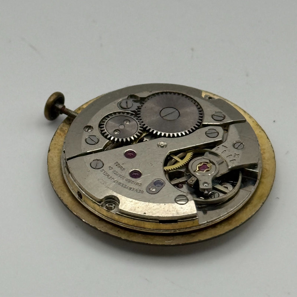 Enicar 1012B Watch Movement A-R 17 Jewels Running Manual Wind Vintage Parts 26mm