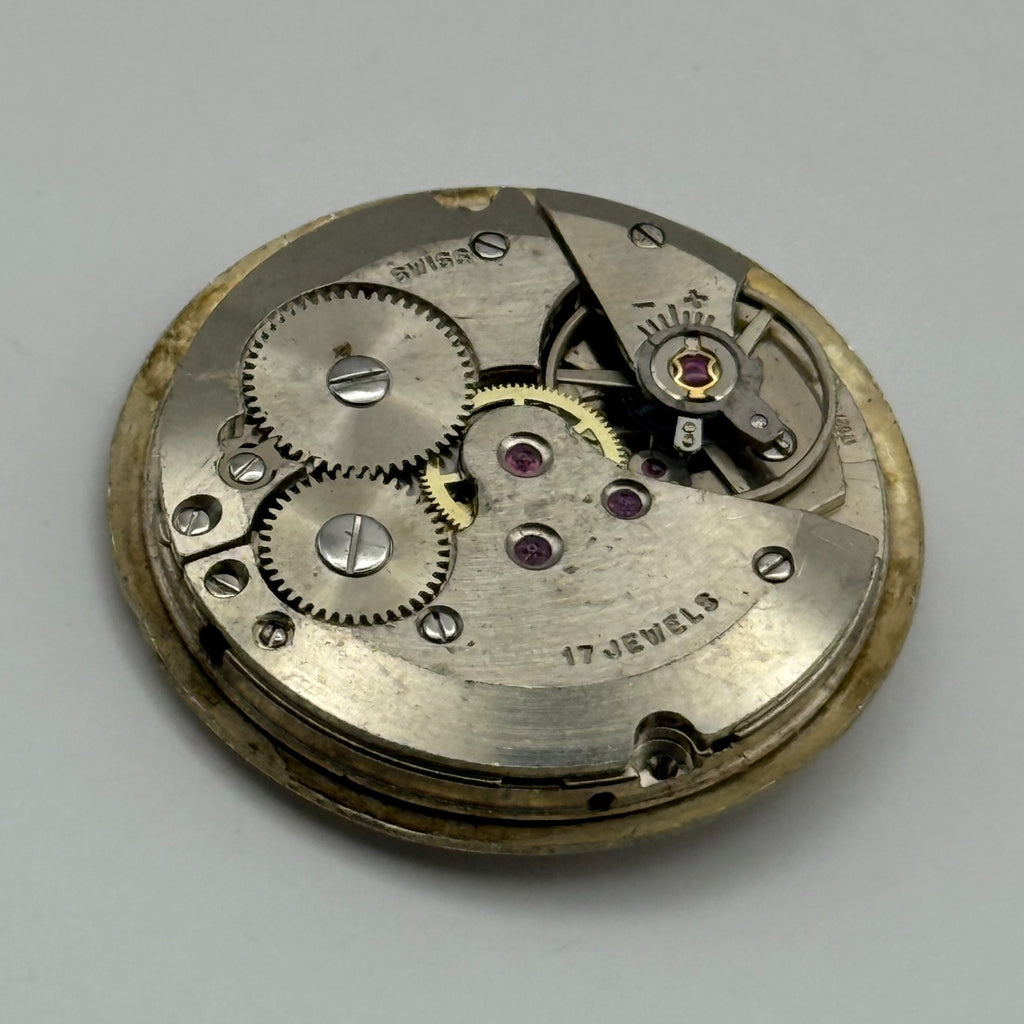 AS 1702/03 Watch Movement A. Schild 1702/03 Date Rotary Swiss Parts 25.9mm