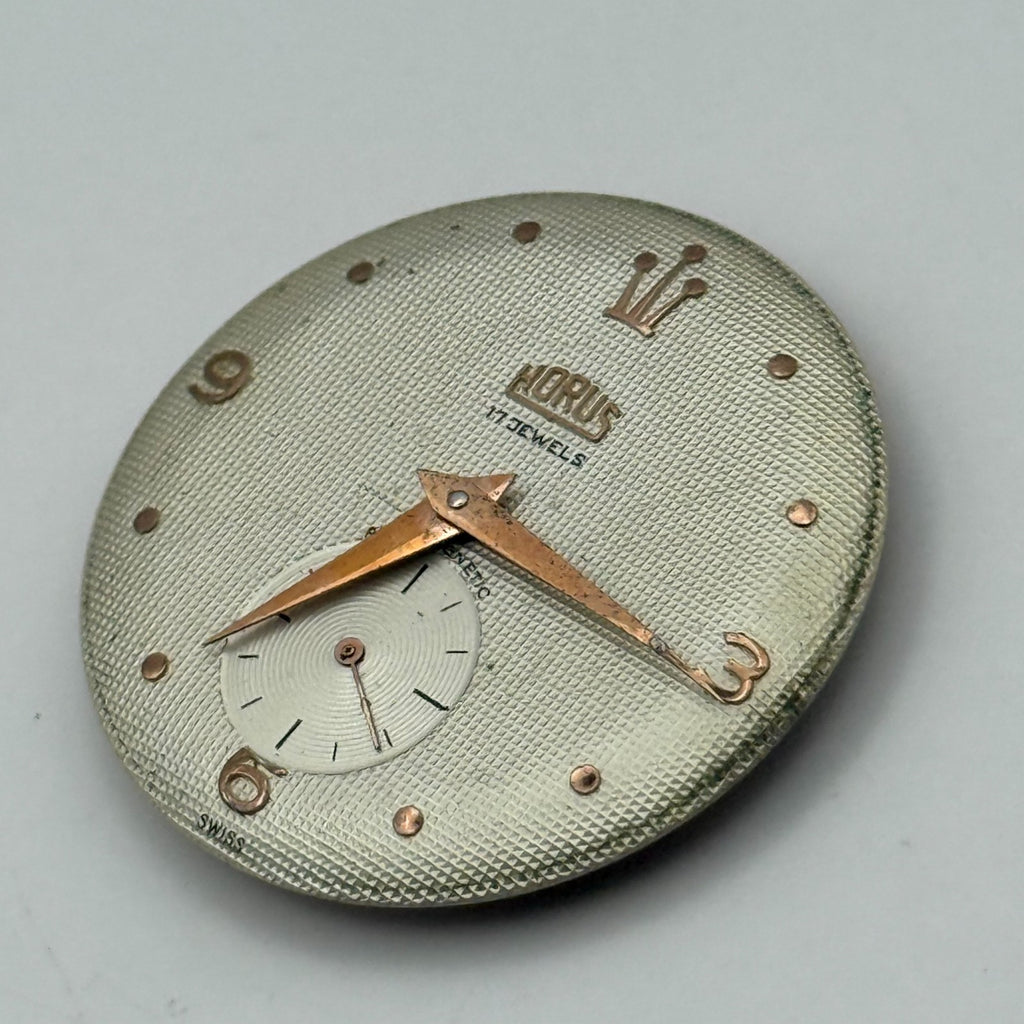 Felsa 391 Watch Movement - Horus 17 Jewels - For Parts / Repair - 26.8mm