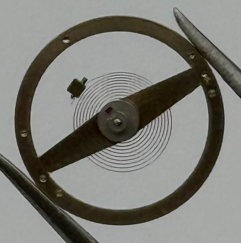 Amida 420 425 Balance Wheel Complete And Spring 11½’’’ 1768 Watch Movement Parts