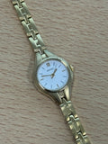 Seiko Gold Plated Vintage Ladies Watch Working Quartz Beautiful Petite 19mm