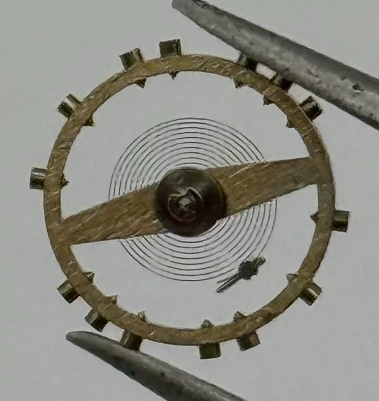 ETA 790 Balance Wheel Complete And Spring 8¾’’’ Renata Watch Movement Parts NOS