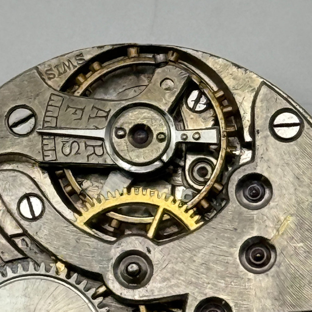 Unidentified Watch Movement Manual Swiss Vintage Wind Parts Repair 24.4mm