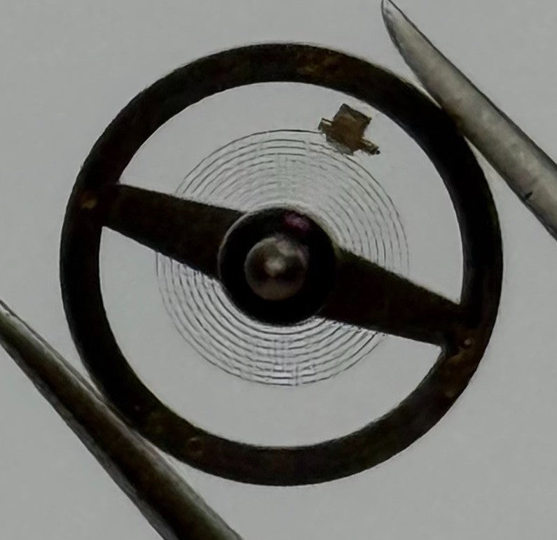 BFG 910 PL Balance Wheel Complete And Spring Renata 825 Watch Movement Parts NOS