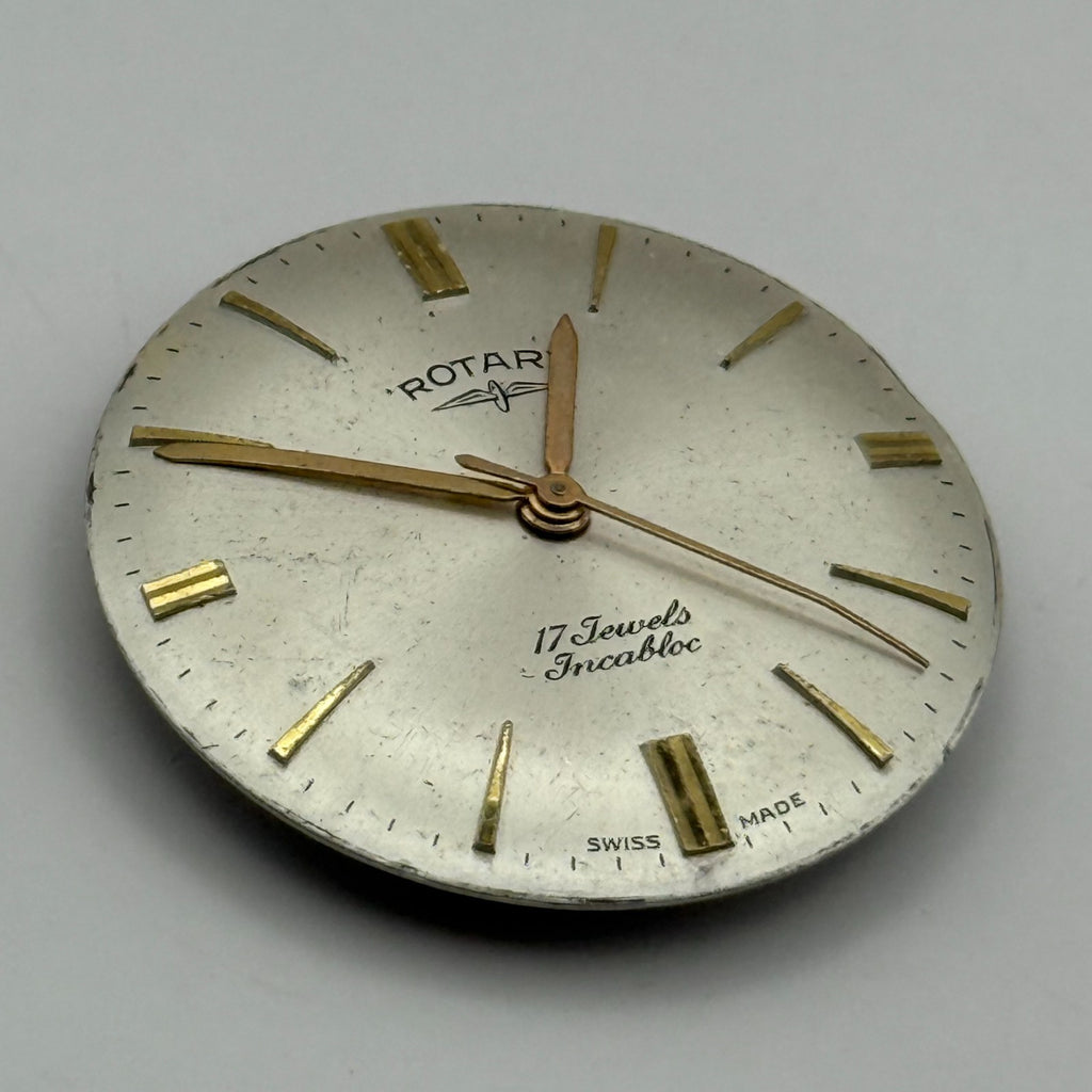 AS 1702/03 Watch Movement A. Schild 1702/03 Date Rotary Swiss Parts 25.9mm