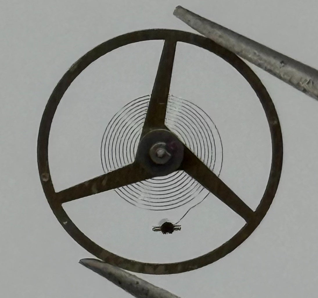 AS 1710 1814 Balance Wheel Complete And Spring 1576 Watch Movement Parts NOS