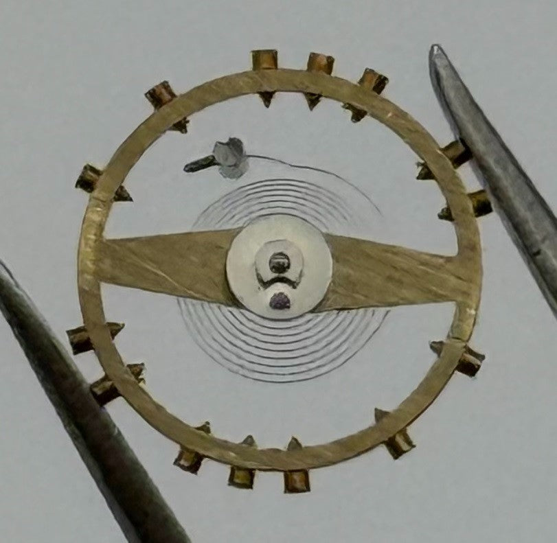 AS 1240 Balance Wheel Complete And Spring 8¾’’’ Renata 49 M Watch Movement Parts