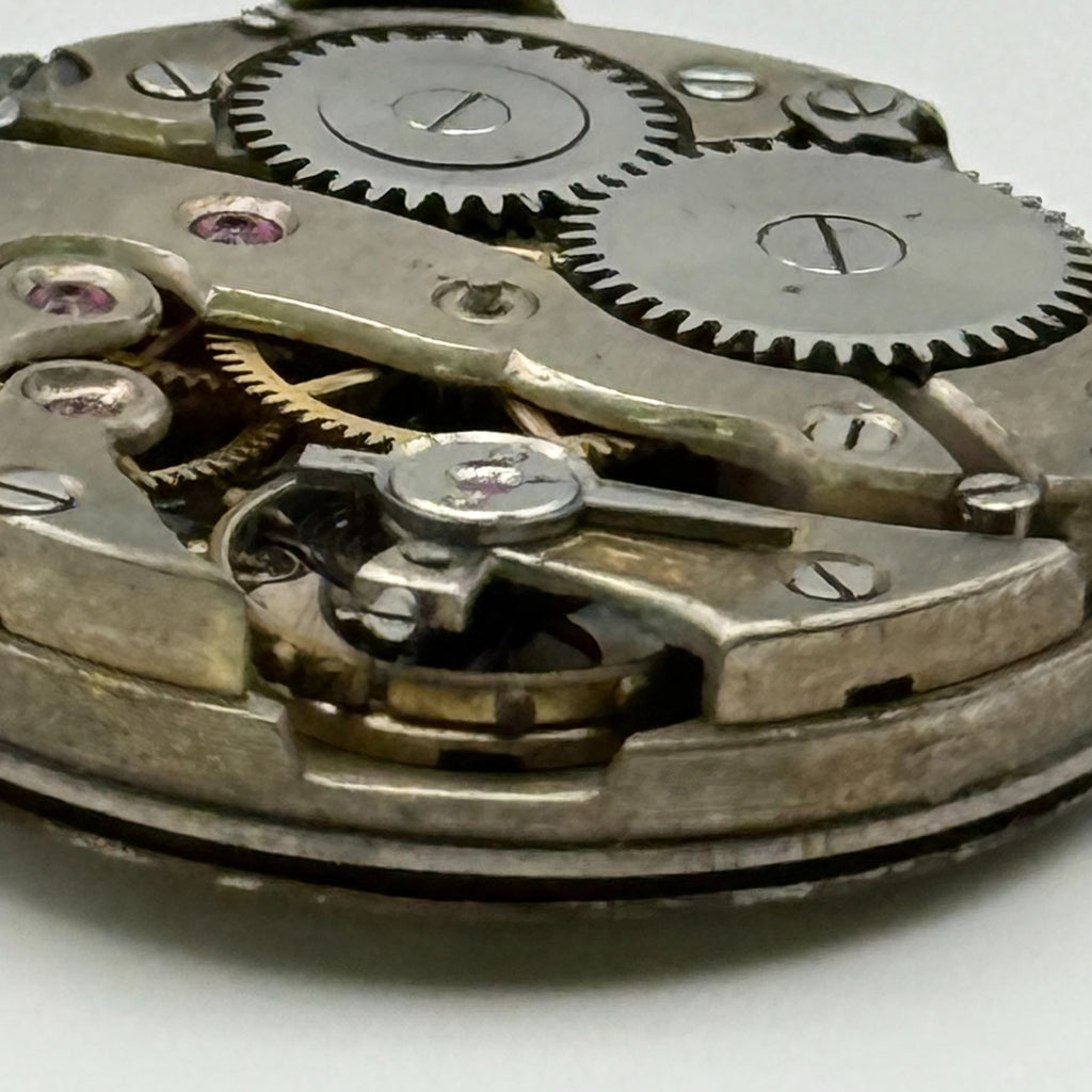Bulla Watch Movement 17 Rubis Antimagnetic Manual Wind Vintage Parts Repair 22mm