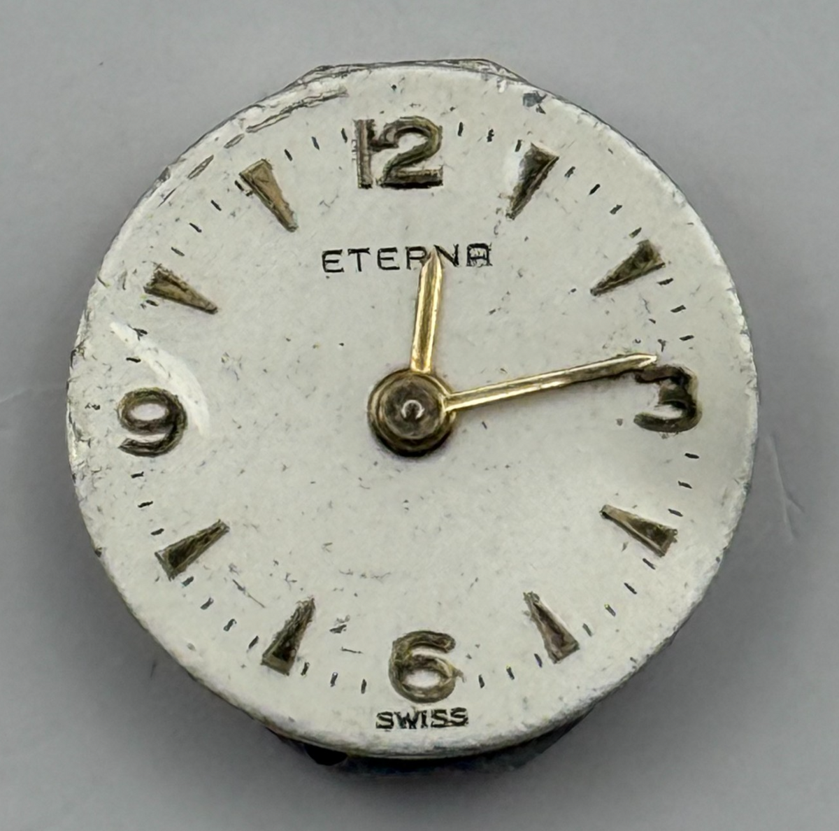 Eterna 1447 Watch Movement - Ladies - For Parts / Repair - 12.8mm