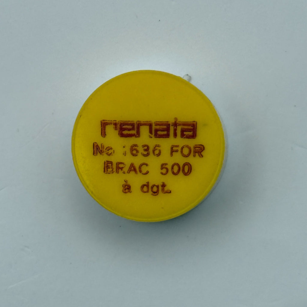 Brac 500 Balance Wheel Complete And Spring Renata 1636 Watch Movement Parts NOS