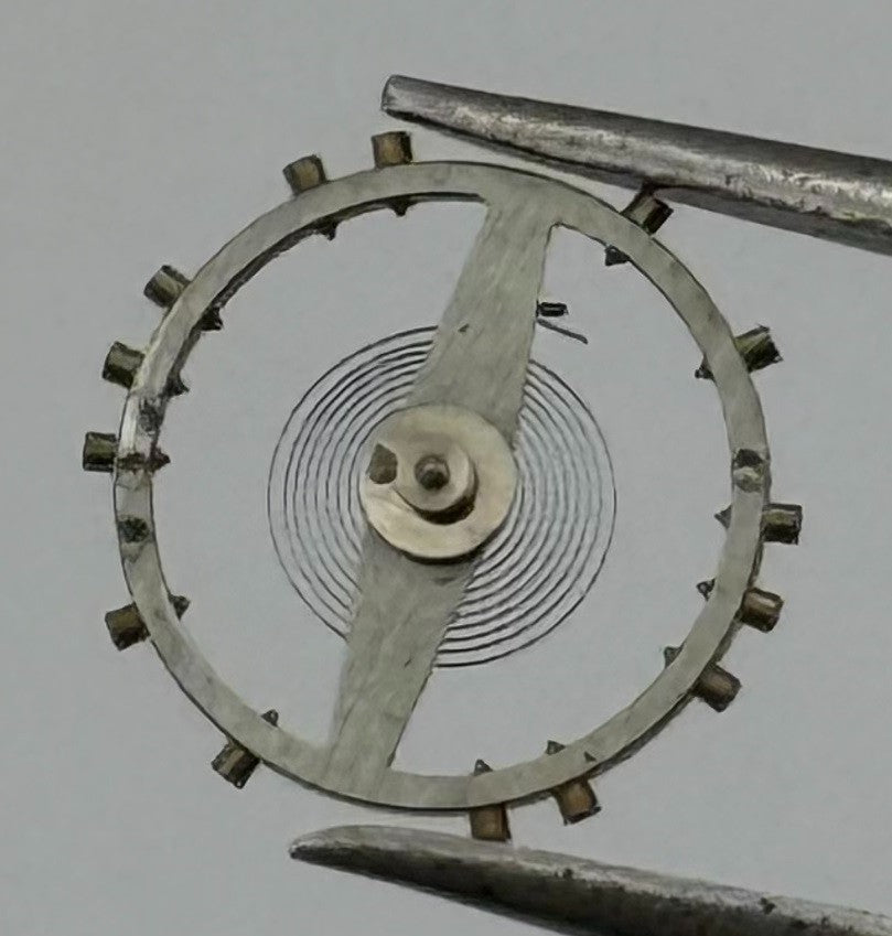 MST 367 Balance Wheel Complete And Spring 8¾’’’ 260 Watch Movement Parts NOS