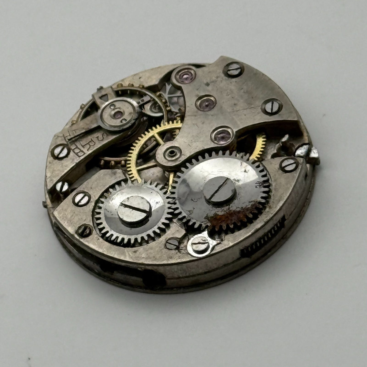 Unidentified 803 Watch Movement Manual Wind Vintage Parts Repair 23.2mm