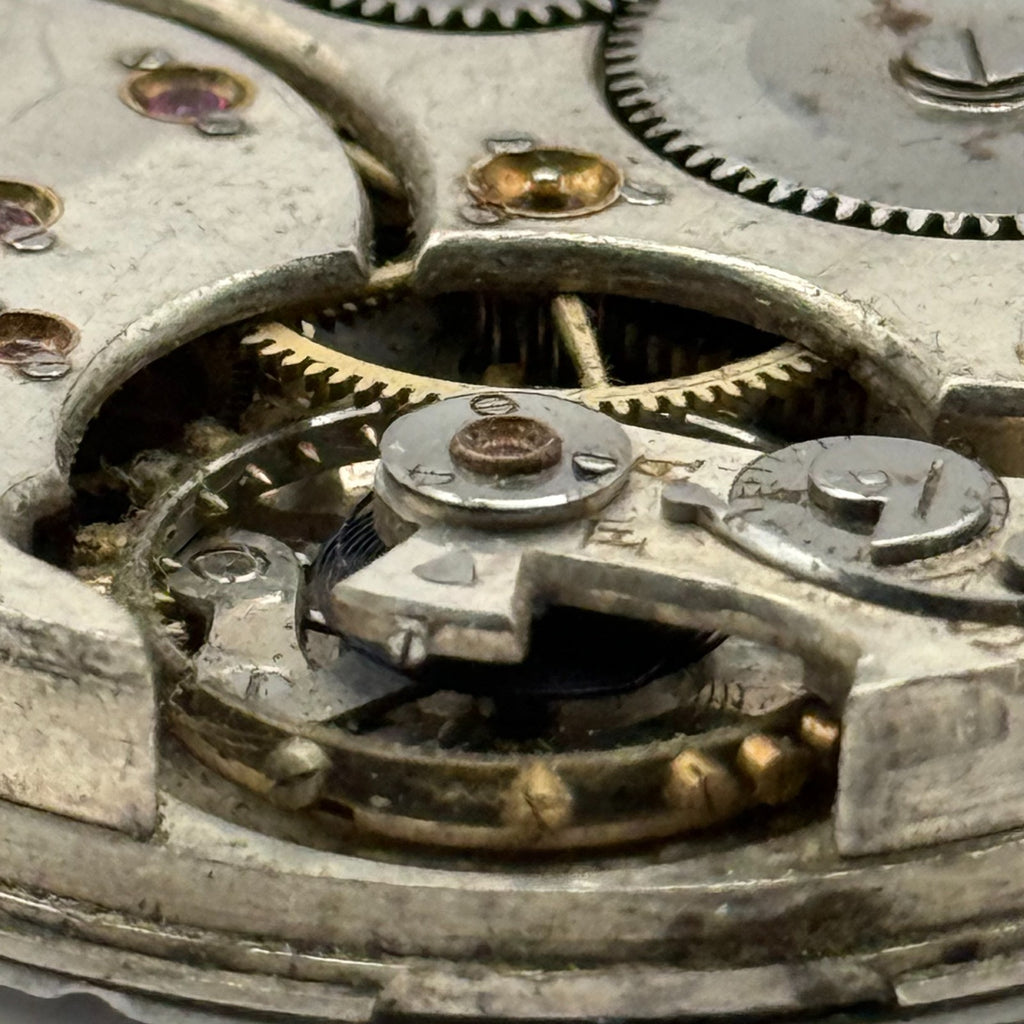 Denco Hunter Pocket Watch Movement Sub Seconds 17J Manual Wind Parts 40.5mm