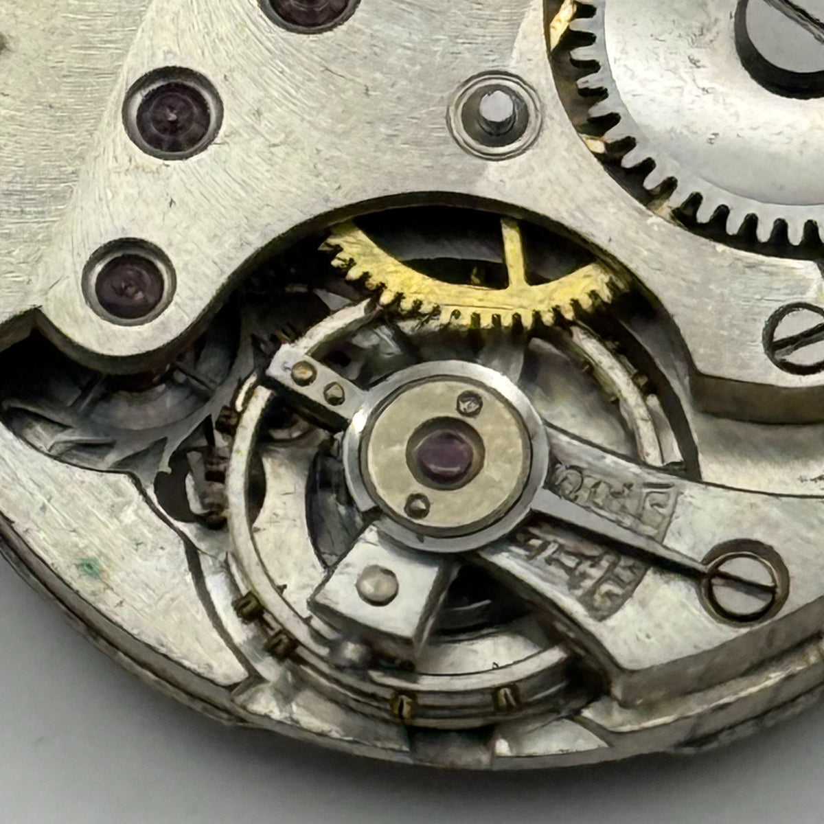 Unidentified Watch Movement Swiss Manual Wind Vintage Parts Repair 23.6mm