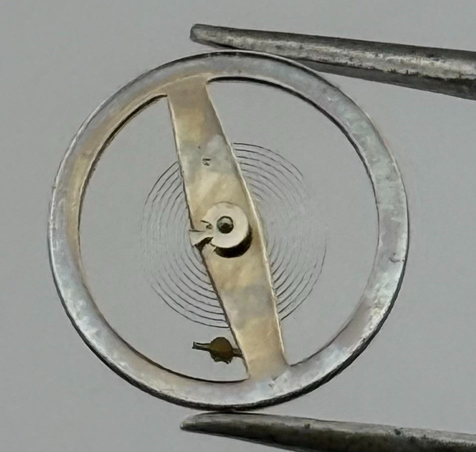 RL 7013 Balance Wheel Complete And Spring 10½’’’ 5068 Watch Movement Parts NOS
