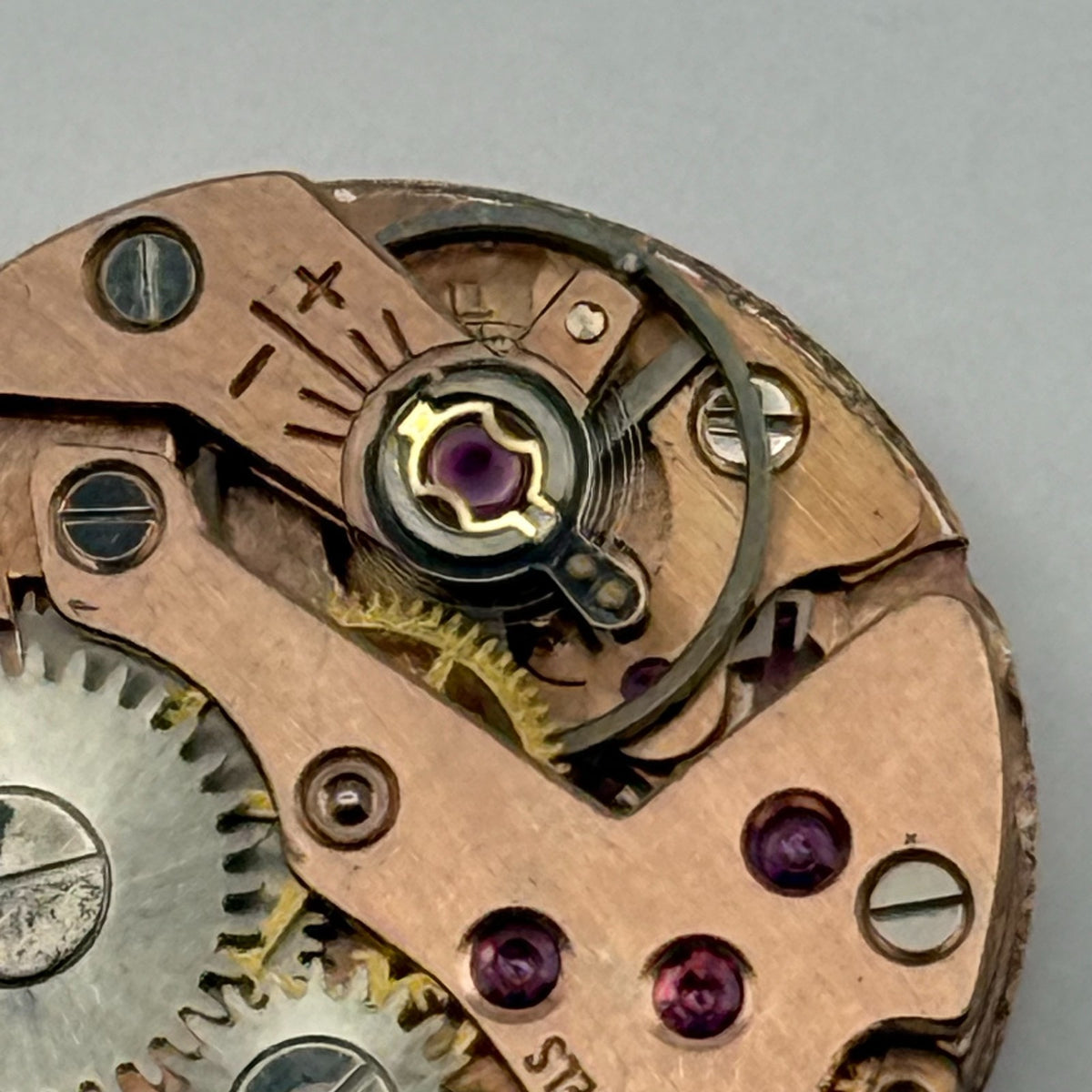 FHF 34 Watch Movement Andersons 15 Jewels Swiss Manual Wind Parts Repair 17.4mm