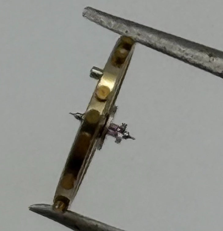 Peseux 220 Balance Wheel Complete And Spring 8¾’’’ 282 Watch Movement Parts NOS