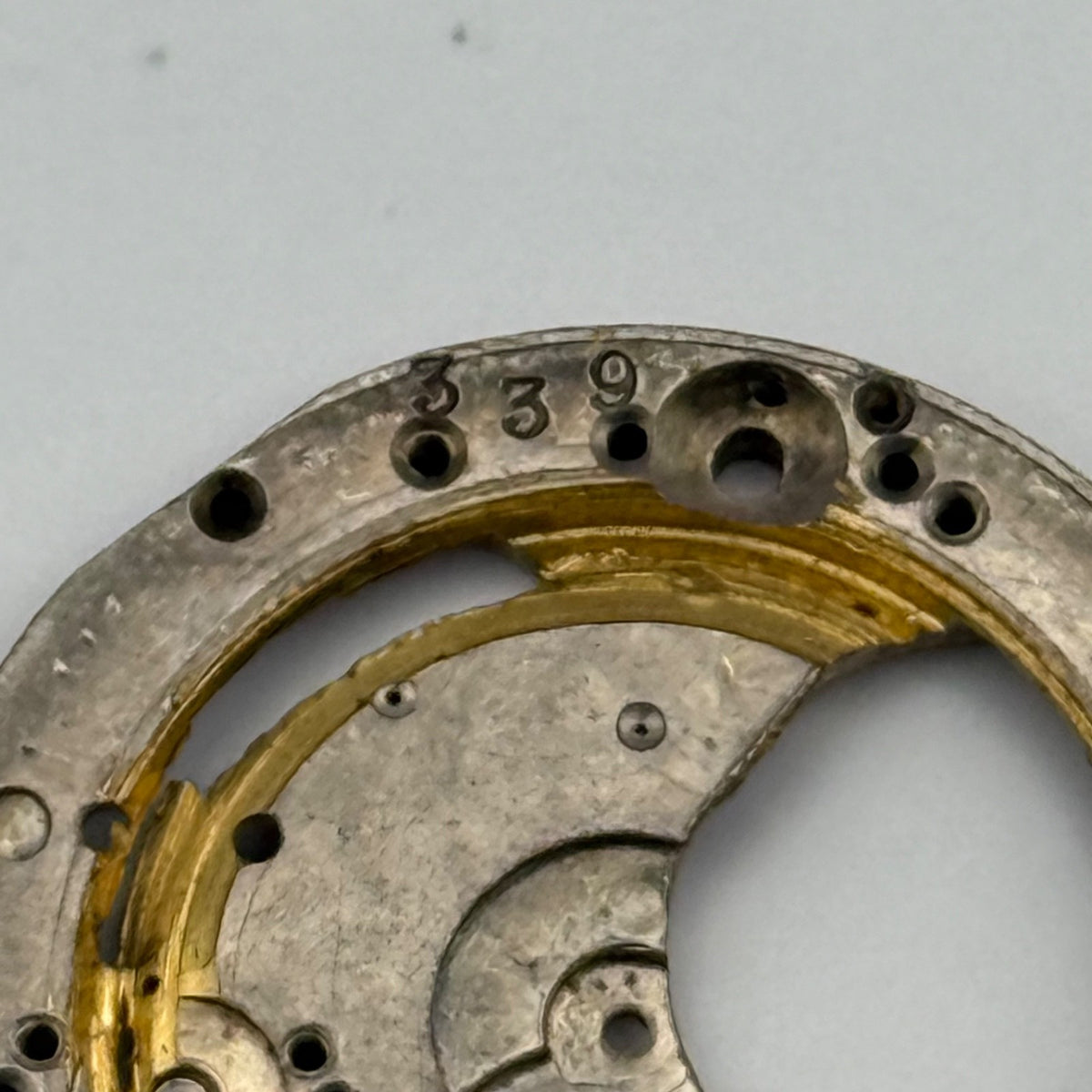 Rolex Rebberg 339 Watch Movement - Depose - For Parts / Repair - 24.9mm