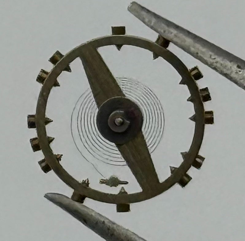 FHF 60 Balance Wheel Complete And Spring 6¾-8’’’ 200 M Watch Movement Parts NOS