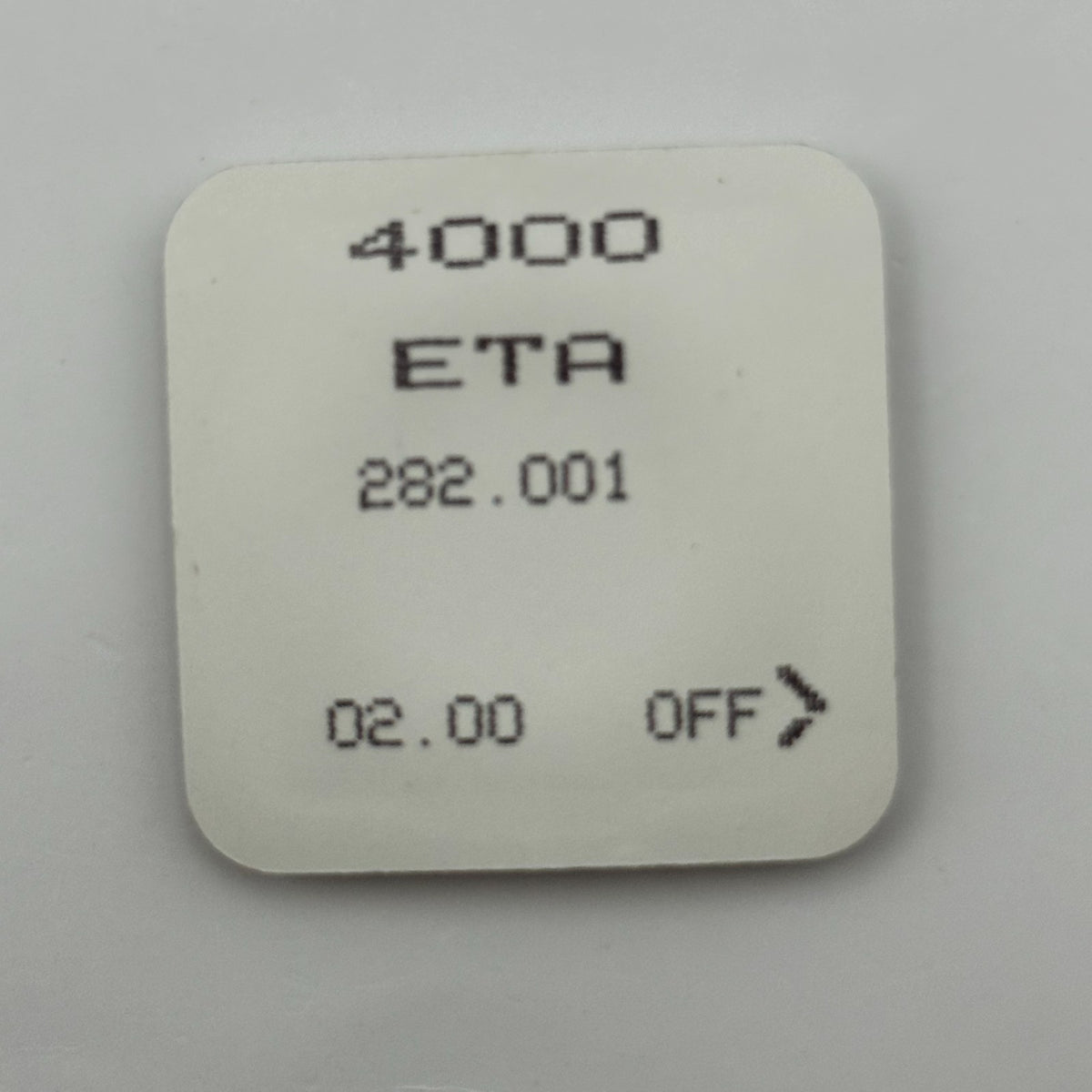 ETA 282.001 Circuit Part - New Old Stock - Vintage Watch Movement Parts
