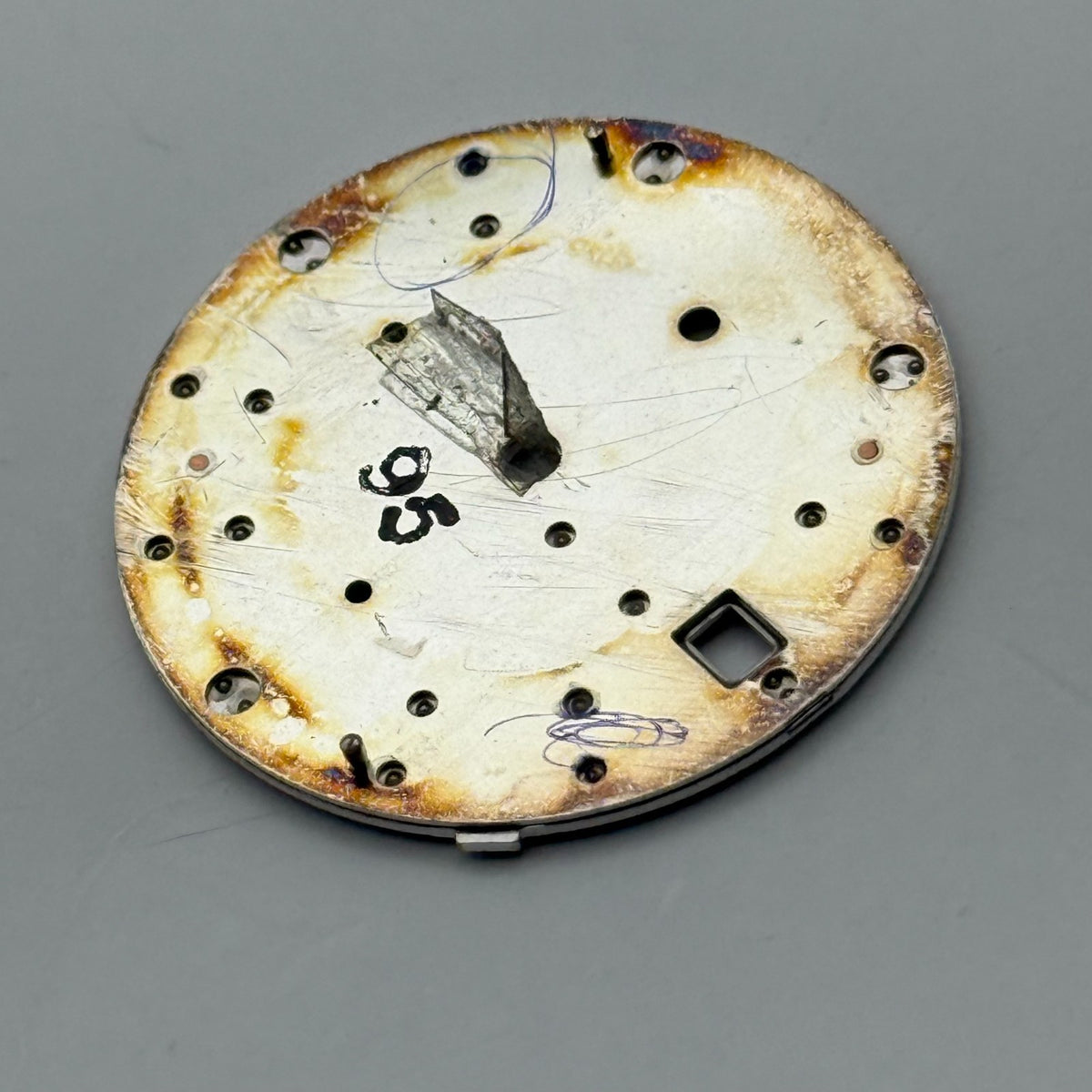 Seiko 7T62-0M48 Watch Dial Premier Chronograph Alarm Spare Parts Repair 27.9mm