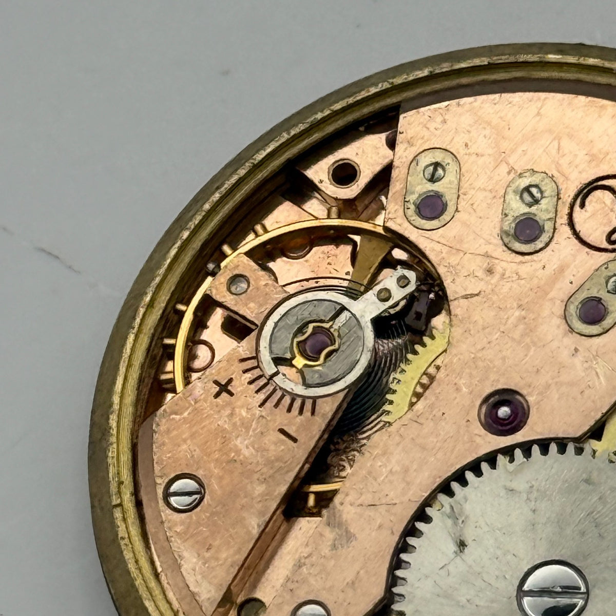 AS 1560 Watch Movement Running A. Schild 1560 Trebex 21 Jewels Parts 32.4mm