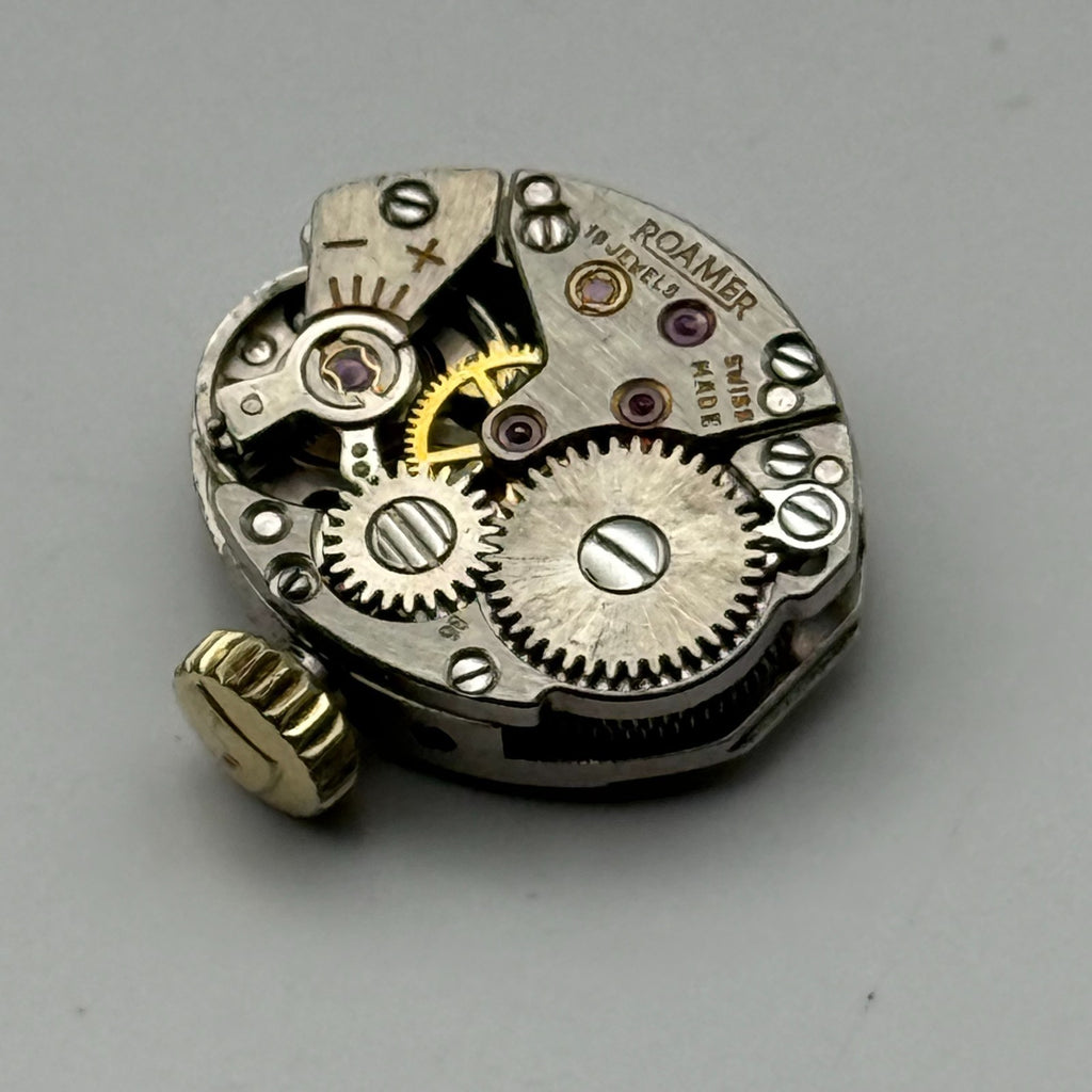 MST 466 Watch Movement Roamer 19 Jewels Swiss Manual Wind Parts Repair 13.1mm