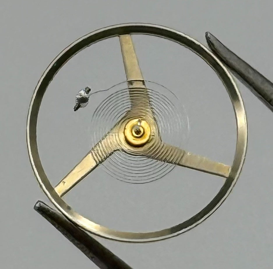 Peseux 320 PIT PPM Balance Wheel Complete And Spring 146 Watch Movement Parts