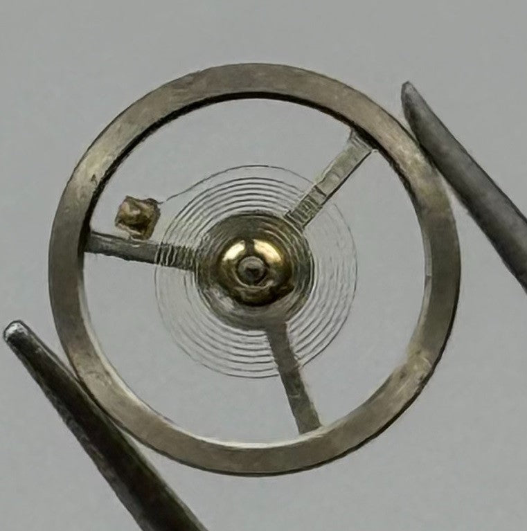 EB 8140 Balance Wheel Complete And Spring 8¾’’’ 1319 Watch Movement Parts NOS