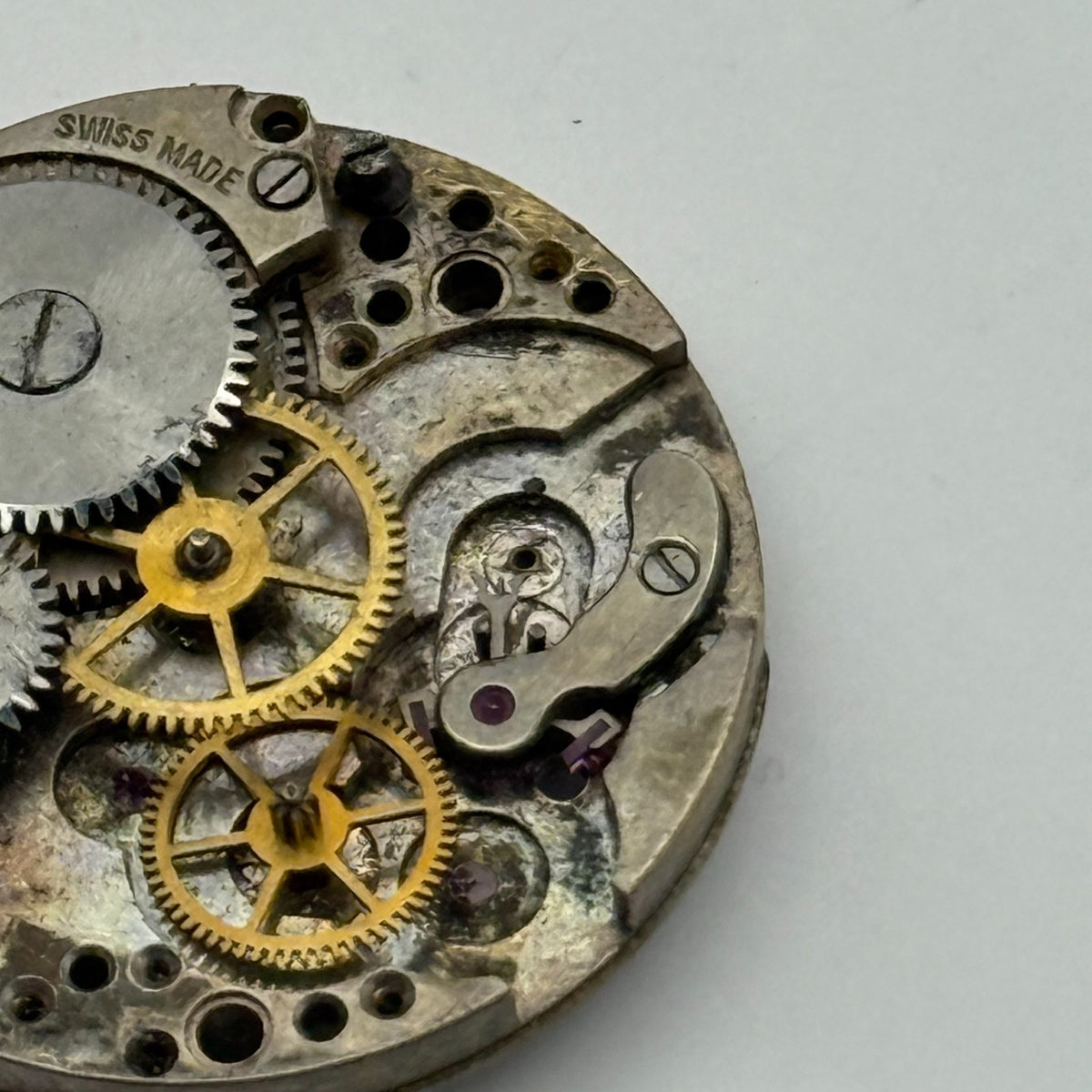 Peseux 6/240 Watch Movement - Spares - For Parts / Repair - 21.9mm
