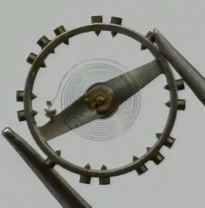 FEF 250 Balance Wheel Complete And Spring 8¾’’’ Renata 172 Watch Movement Parts
