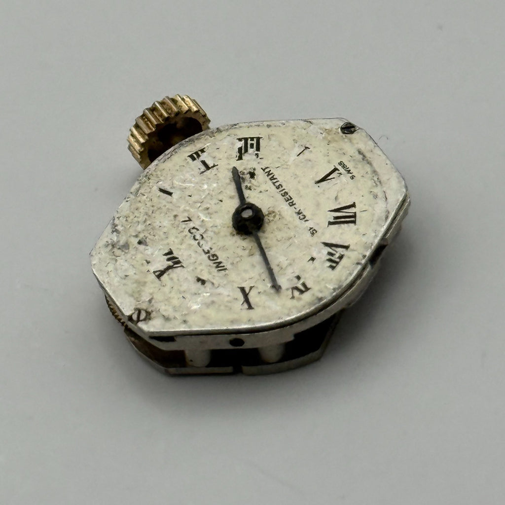 Ingersoll Watch Movement 1 Jewel Unadjusted Swiss Manual Wind Parts 15.3mm